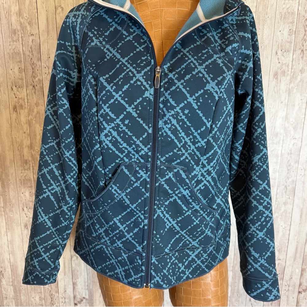 Columbia Blue Sweet Slope Soft Shell Fleece-Lined Jacket - Picture 1 of 6
